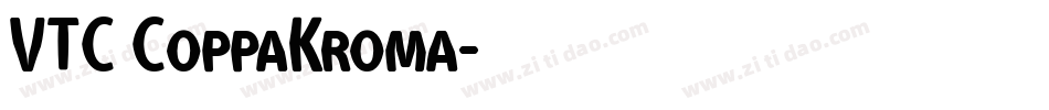 VTC CoppaKroma字体转换